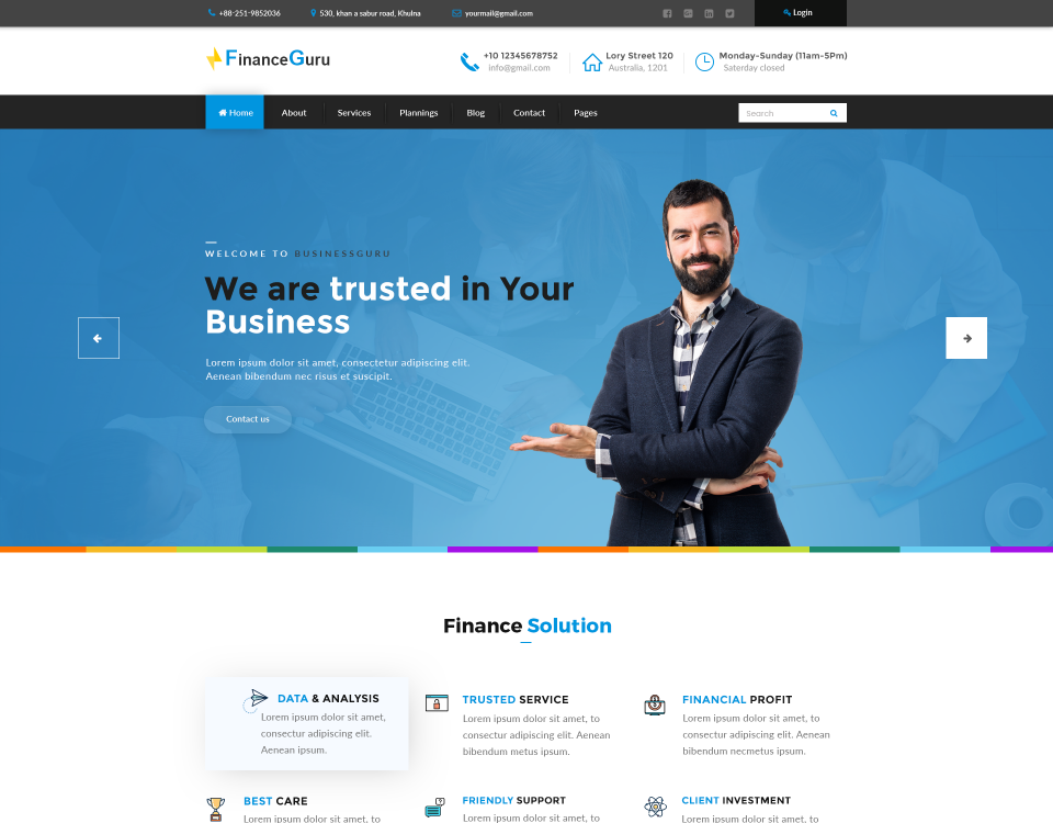 Finance Website 20