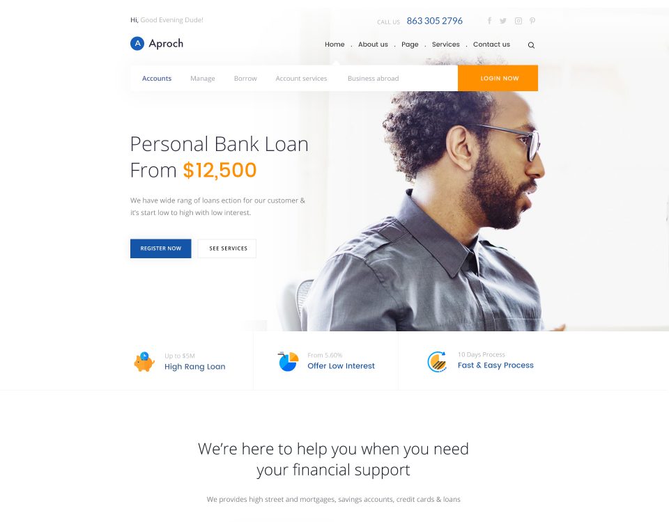 Finance Website 43