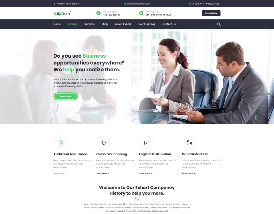 Finance Website 74