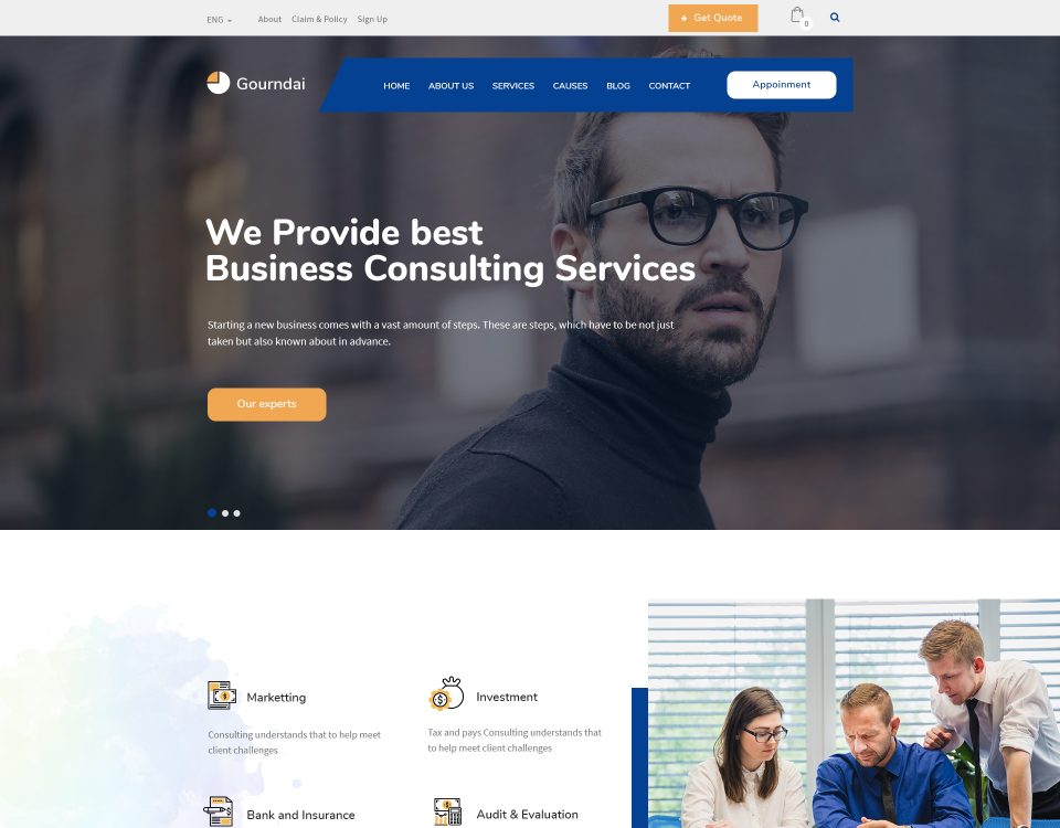 Finance Website 80