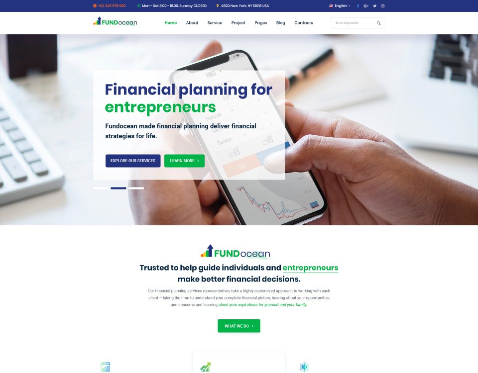 Finance Website 92