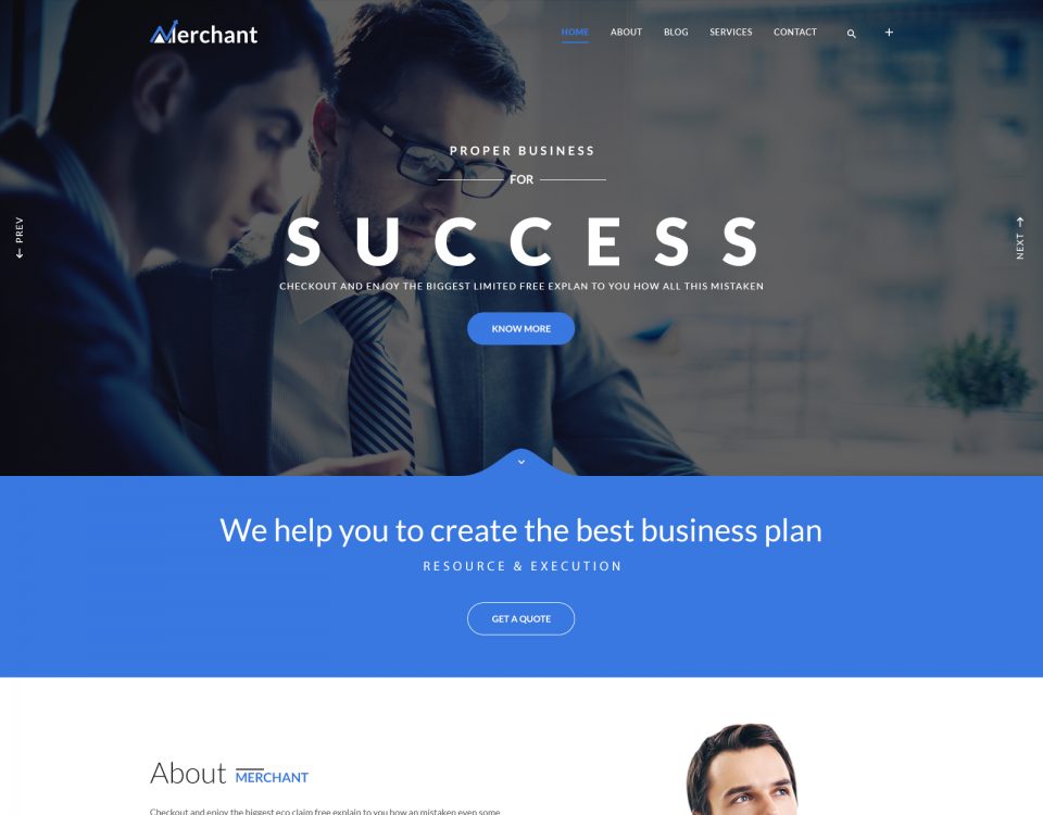 Finance Website 95