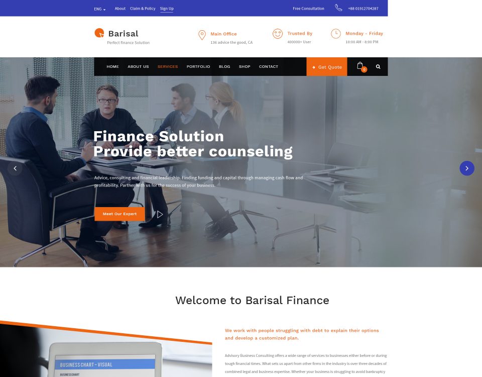 Finance Website 97