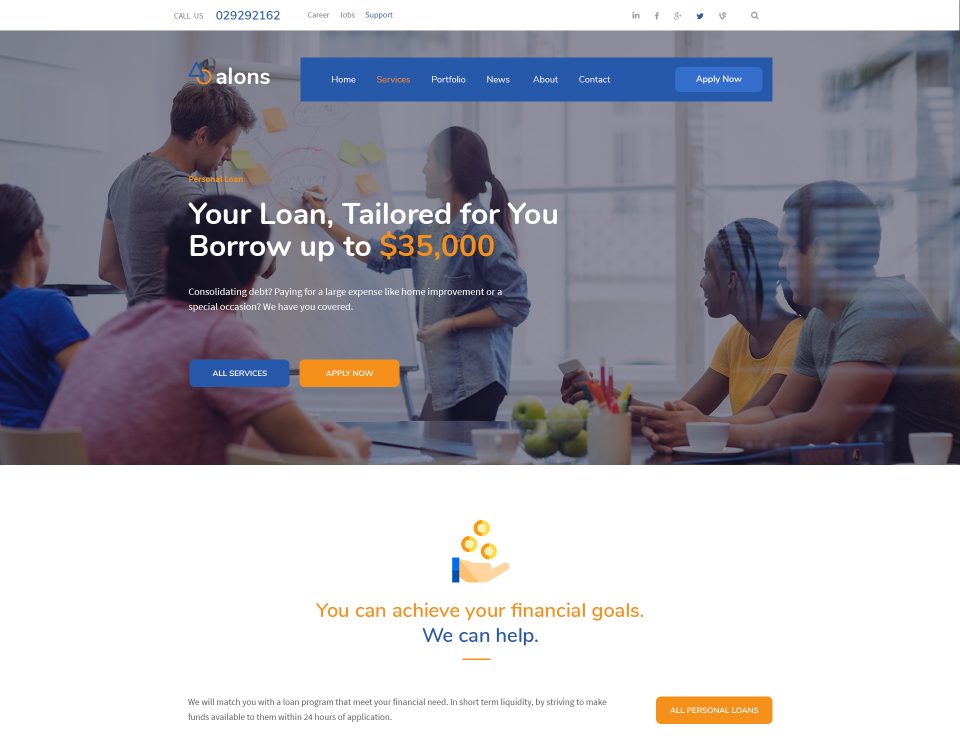 Finance Website 98