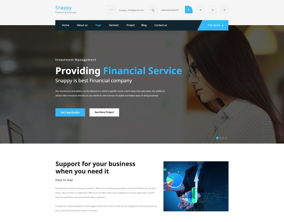 Finance Website 99